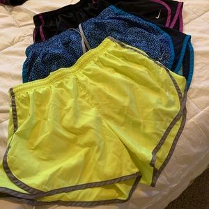 8 Running shorts Nike and Under Armour